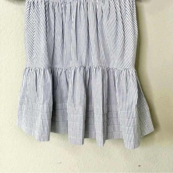 Saylor Zerina Striped Linen Blend A Line Mini Dress - Picture 14 of 17